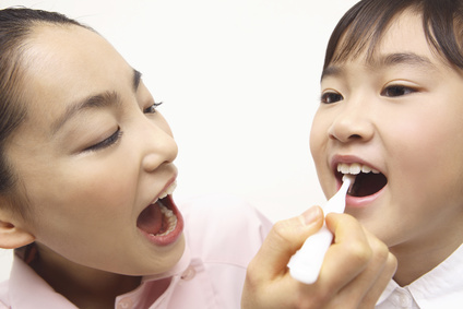 歯科衛生士と子供